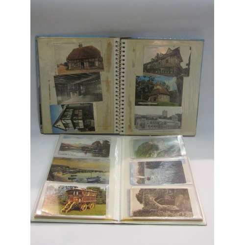 4382 - A box of various scrap books with contents