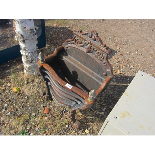 3456 - A cast iron fire basket