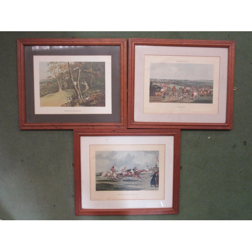 4307 - A set of three early 19th Century lithographs by Henry Alken: 