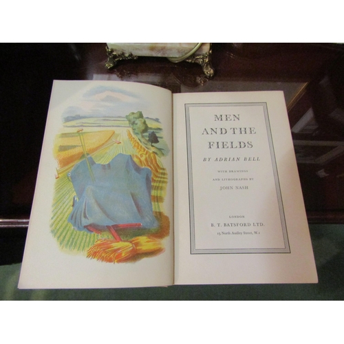 4050 - John Nash (illustrated); Adrian Bell: 'Men and the Fields', 1939, 1st edition, 6 colour lithograph p... 