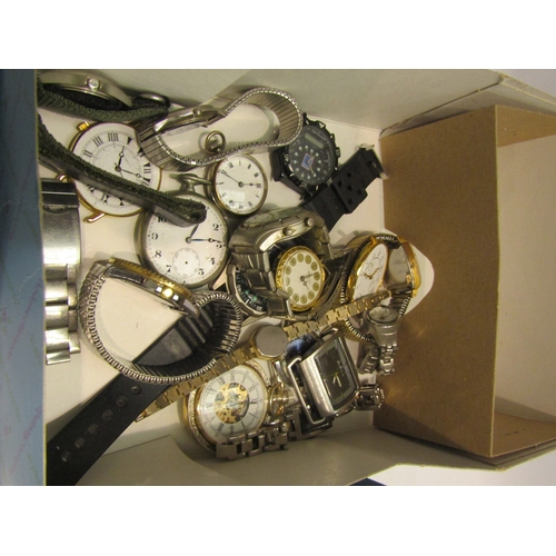 4469 - A selection of gent's, lady's and pocket watches, a/f