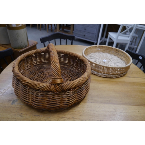 2381 - Two wicker baskets