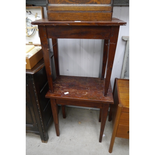 2474 - Two Lombok furniture teak coffee tables