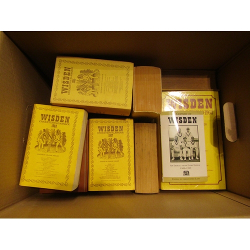 4493 - Two boxes containing a near complete collection of Wisden Cricketers Almanacs 1978 - 2014