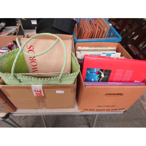 2444 - Two boxes of books including Country Life magazines