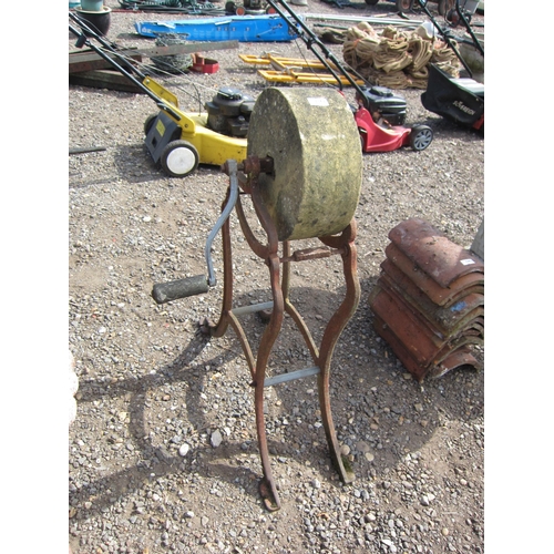 3295 - A grinding wheel on stand