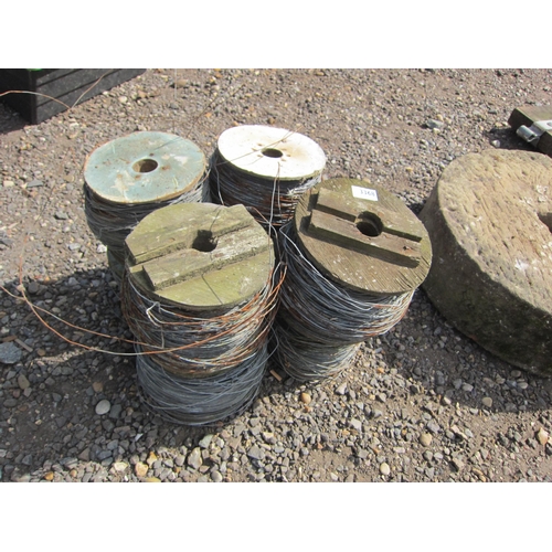 3292 - Eight reels of retaining wire