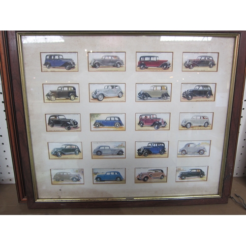 5007 - Two framed and glazed Player's cigarette card sets, 41cm x 35cm and 45cm x 50cm