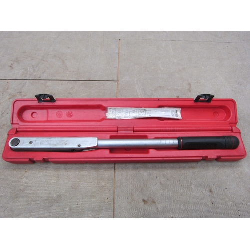 5042 - A cased Britool torque wrench