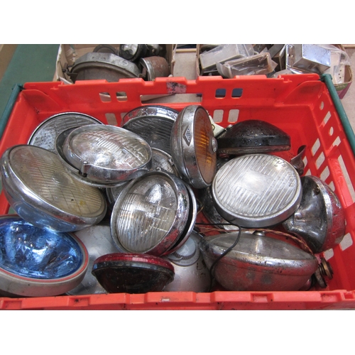 5055 - A quantity of mixed chrome lamps including Miller