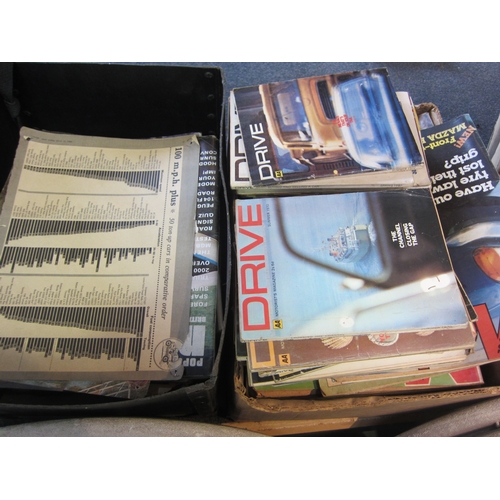 5066 - Two boxes of mixed magazines including Drive, Motor and Car Mechanics, etc