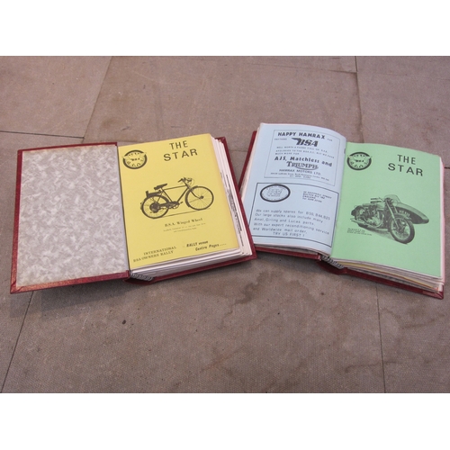 5067 - Two BSA Owners Club binders containing 