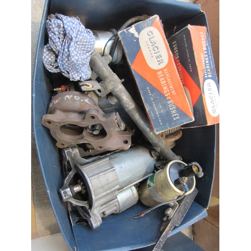 5085 - A box of mixed spares including coils