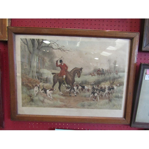 1057 - A 19th Century coloured lithograph after Sanderson-Wells entitled 