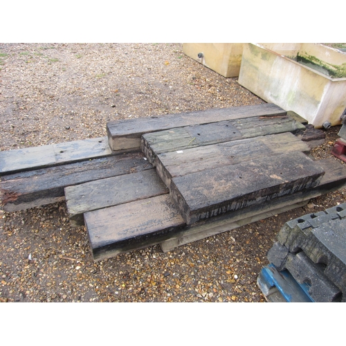 3238 - Eight reclaimed sleepers