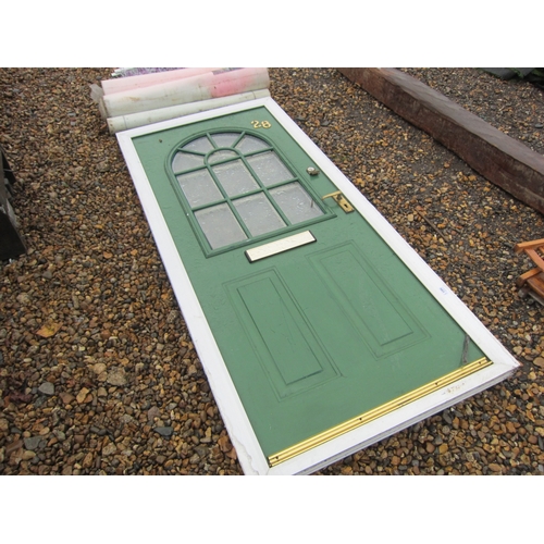 3306 - A UPVC door and frame