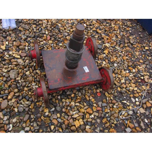 3317 - A four wheeled trolley implement base