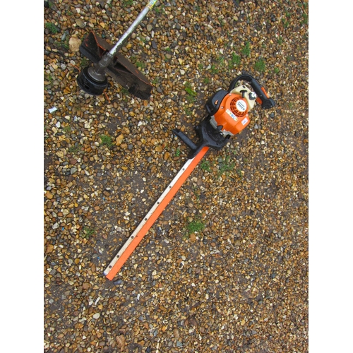 3412 - A Stihl HS87R petrol hedge trimmer