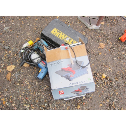 3435 - Four various power tools including DeWalt.  DTI Failure: Please see information pages