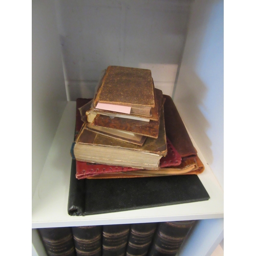 1504 - The Pilgrims Progress, Kelly's Edition published London 1839, other volumes and leather wallets/case... 