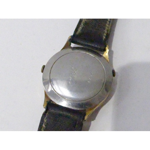 6402 - A Brevet Pallas Ancre 17 Rubis wristwatch with day and month to outer dial