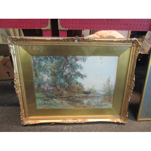 1062 - SIDNEY GRANT ROWE, R.I (1861-1928): A watercolour 'Near Guildford, Surrey', signed bottom right, gil... 