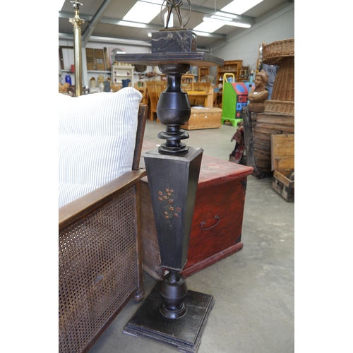 2002 - A Victorian ebonised jardinere stand