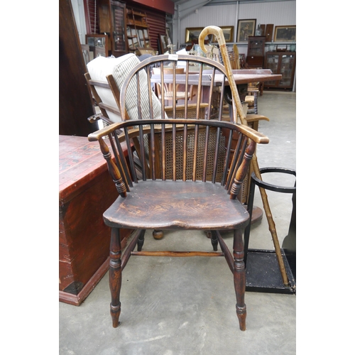 2009 - An early 19th Century ash and elm Windsor elbow chair