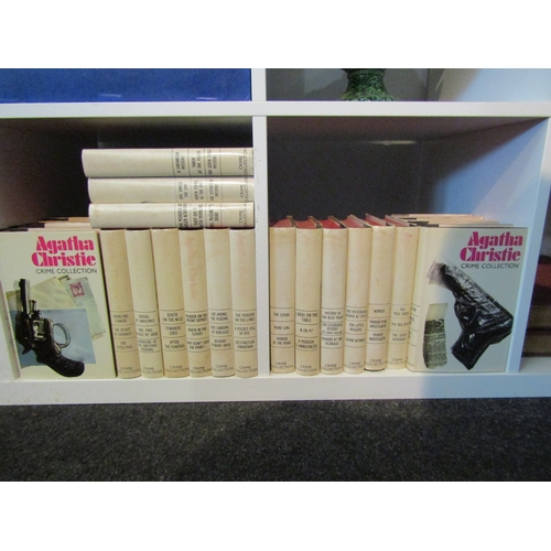 1468 - Agatha Christie Crime Collection, Hamlyn, 1970's, 23 volumes, all in pictorial dust jackets (23)