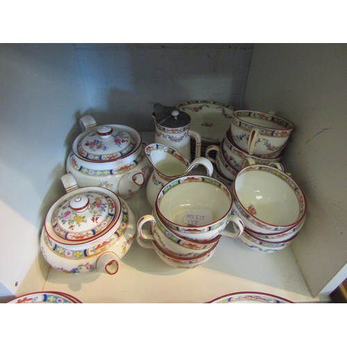 1479 - An early 20th Century minton's extensive tea service, printed and painted in polychrome enamels with... 