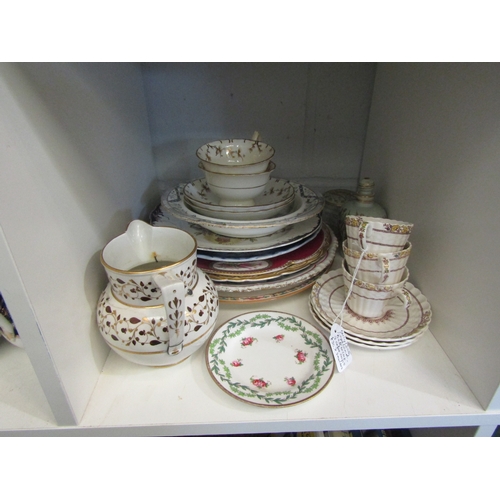 1500 - A quantity of mixed 19th and 20th Century decorative ceramics, including a soup tureen stand and lad... 