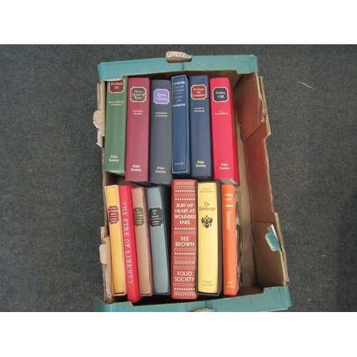 1595 - Folio Society, collection 13 assorted volumes, including Lawrence Durrell, Joseph Conrad, Thomas Har... 