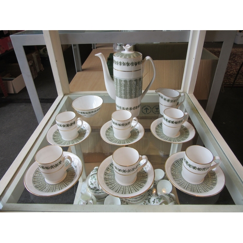 1254 - A Spode 'Provence' pattern coffee set for six