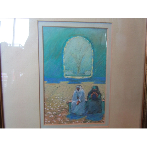 1164 - JAYNE IVIMEY (Contemporary): A pastel titled 