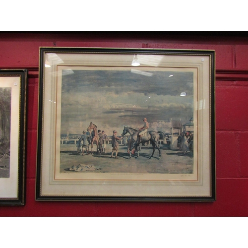 4120 - Sir Alfred Munnings, a large colour print titled 