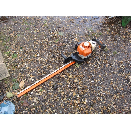 3485 - A Stihl HS87T petrol hedge cutter