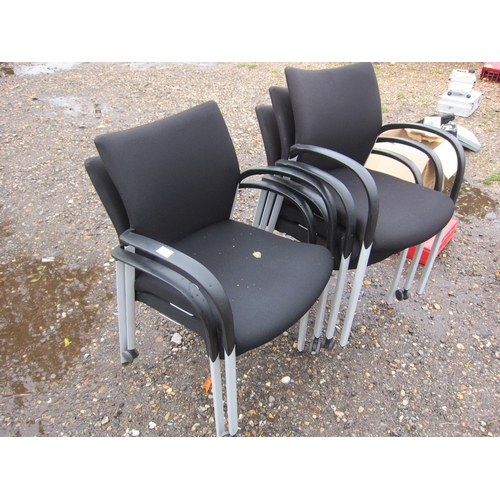 3503 - Six office chairs