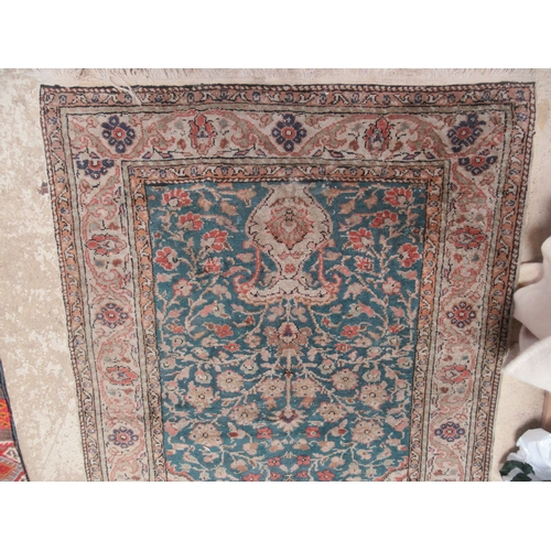 6468 - A Persian prayer rug the central field decorated with vase and sprawling flowers, 132cm x 88cm