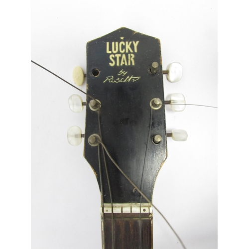 7435 - A 1950s Rosetti Lucky Star hollow body electric guitar, for restoration