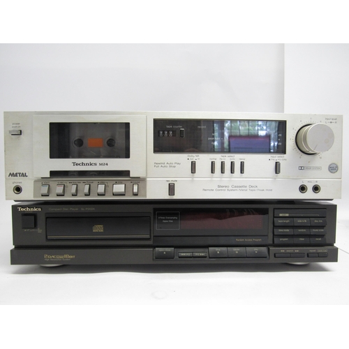 7419 - Hi-fi - Technics hi-fi separates to include SL-B21 turntable with P24 cartridge, M24 cassette deck a... 