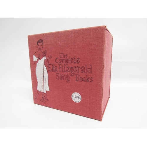 7178 - Jazz - ELLA FITZGERALD: 'The Complete Ella Fitzgerald Song Books' 16 x CD box set, housed in fabric ... 