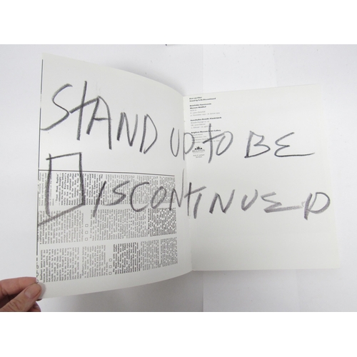 7257 - DON VAN VLIET (CAPTAIN BEEFHEART): 'Stand Up To Be Discontinued' 1993/4 exhibition catalogue, togeth... 