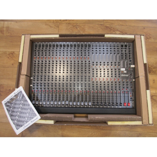 7395 - A Studiomaster Mixdown Gold 16:8:16 mixing desk with phantom power and MIDI, in original packing box... 