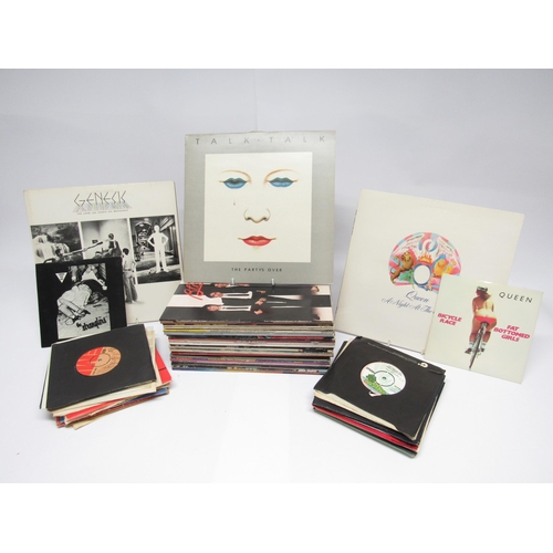 7117 - A varied collection of LPs including Talk Talk - 'The Party's Over' (EMC 3413), Queen - 'A Night At ... 