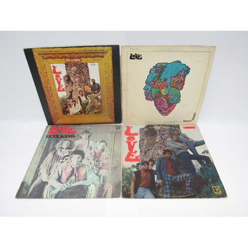 7188 - Psych- LOVE: Four stereo pressing LPs on the Elektra label, to include 'Forever Changes' (K42015), '... 