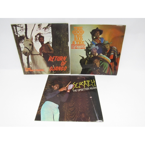 7192 - Reggae - THE UPSETTERS: Three original UK release LPs to include 'Return Of Django' in gatefold slee... 