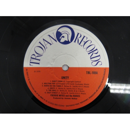 7196 - Reggae - FREDDIE NOTES AND THE RUDIES: 'Unity' LP, original UK pressing on Trojan Records (TBL 109, ... 