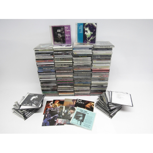 7121 - BOB DYLAN: A good collection of Bob Dylan bootleg CDs including numerous live recordings, studio out... 