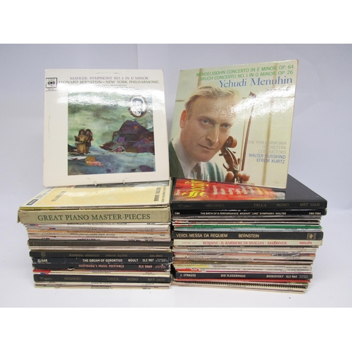 7104 - Classical - A collection of approx. eighty classical music LPs and box sets on Decca, HMV, Philips, ... 