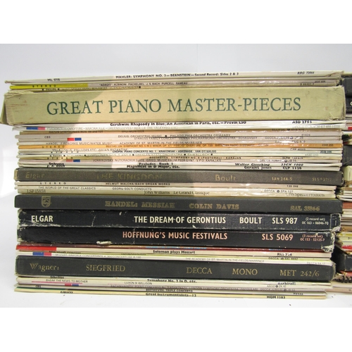 7104 - Classical - A collection of approx. eighty classical music LPs and box sets on Decca, HMV, Philips, ... 